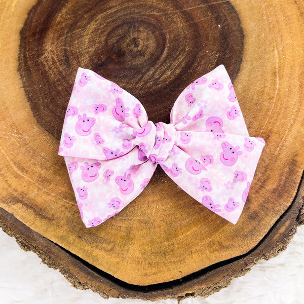 Pink Pig Handtied