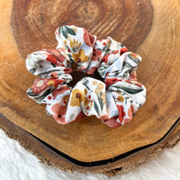 Fall Floral Scrunchie