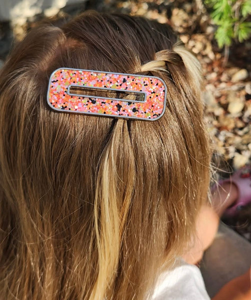 Halloween Glow Glitter Clip