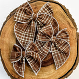 Brown Plaid Whimsy