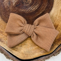 Camel Waffle Knit