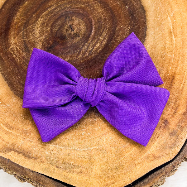 Purple Handtied