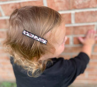 Pink Ghost Glitter Clip