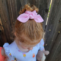 Linen Bow Scrunchie