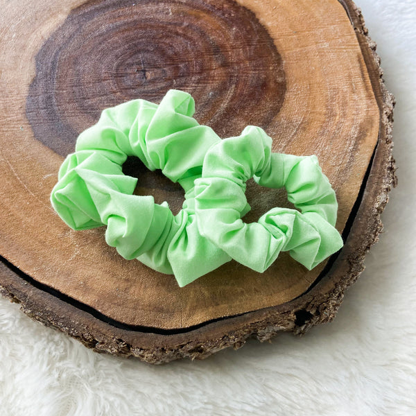 Spring Green Scrunchie