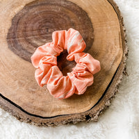 Coral Geode Scrunchie